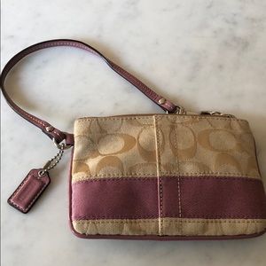 Authentic Coach wristlet